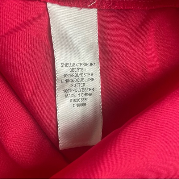 Adrianna Papell Red Lace Roll Neck Sleeveless Sheath Dress Size 2 - Picture 7 of 9